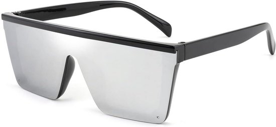 Stoere Vierkante Kinders Zonnebril Randloos met UV400 Bescherming voor Jongens en Meisjes van Merkloos