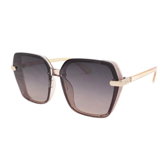 Sun Fun Oversized Retro Zonnebril - Premium Zonnebril - Dames - Trendy & Cool - Festival Zonnebril - UV400 van Sun Fun