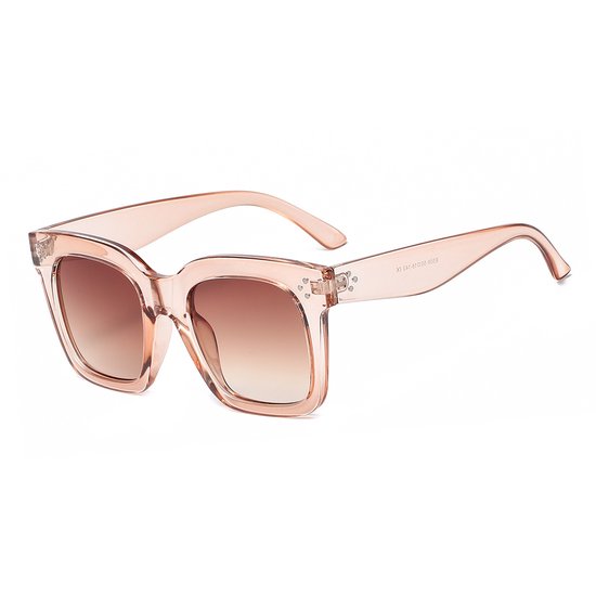 Sun Square Zonnebril | Tea / Brown | Fashion Favorite van Fashion Favorite