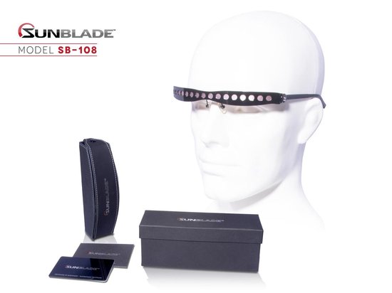 Sunblade SB-108B Fashion - Design zonnebril - Uniek ontwerp zonder glazen! van Sunblade