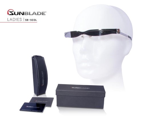 Sunblade SB-503L Fashion - Design zonnebril - Uniek ontwerp zonder glazen! van Sunblade