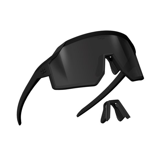 SunGod Vulcans - Zonnebril - Matte Black / Smoke