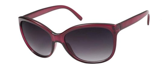 Sunoptic S38C- Zonnebril- Dames - Bordeau - Lensbreedte 60 mm van Merkloos