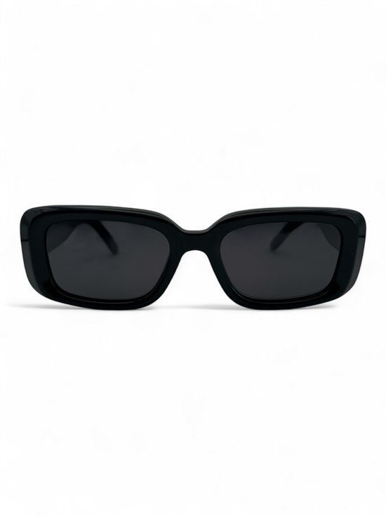 The Brand Remarkable - Zonnebril Unisex - Zonnebril Dames - Zonnebril Heren - Licht Cat-Eye / Rechthoekige Zonnebril - Zwart - UV400 - Luxe & Trendy Zonnebril - Designer Zonnebril - Mode Zonnebril 2025 - Inclusief Beschermhoes - Polariserend Look van The Brand Remarkable
