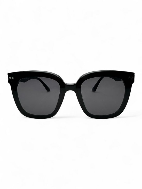 The Brand Remarkable - Zonnebril Unisex - Zonnebril Dames - Zonnebril Heren - Oversized Vierkante Zonnebril - Zwart - UV400 - Luxe, Duurzame & Trendy Zonnebril - Designer Zonnebril - Mode Zonnebril 2025 - Inclusief Beschermhoes - Polariserend Look van The Brand Remarkable