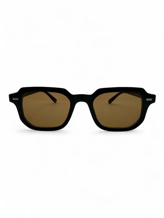 The Brand Remarkable - Zonnebril Unisex - Zonnebril Dames - Zonnebril Heren - Ronde Zonnebril - Bruin / Zwart - UV400 - Trendy & Comfortabele Zonnebril - Designer Zonnebril - Mode Zonnebril 2025 - Inclusief Beschermhoes - Gradient Look van The Brand Remarkable