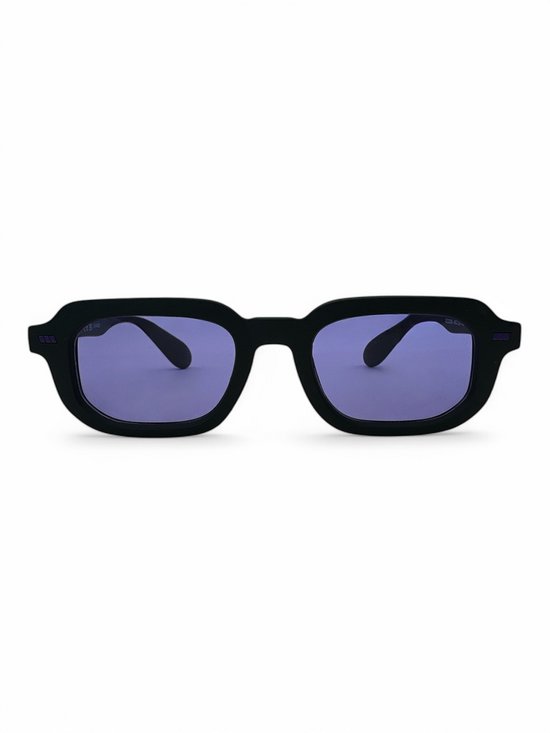 The Brand Remarkable - Zonnebril Unisex - Zonnebril Dames - Zonnebril Heren - Vierkante Zonnebril - Paars / Zwart - UV400 - Luxe, Duurzame & Trendy Zonnebril - Designer Zonnebril - Mode Zonnebril 2025 - Inclusief Beschermhoes - Polariserend Look van The Brand Remarkable