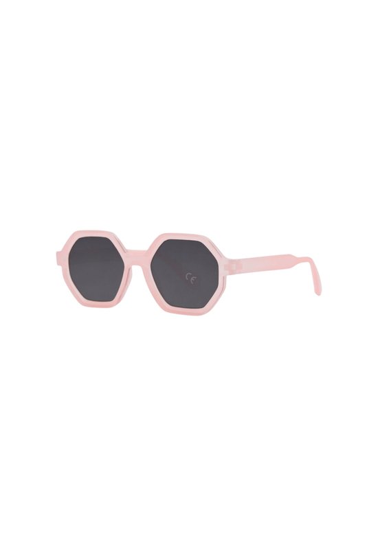 The Prism Rose Hexagonal Pink Sunglasses