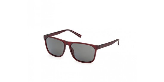 Timberland TB9312 Matte dark red 59/15/145 MAN Zonnebrillen van Merkloos
