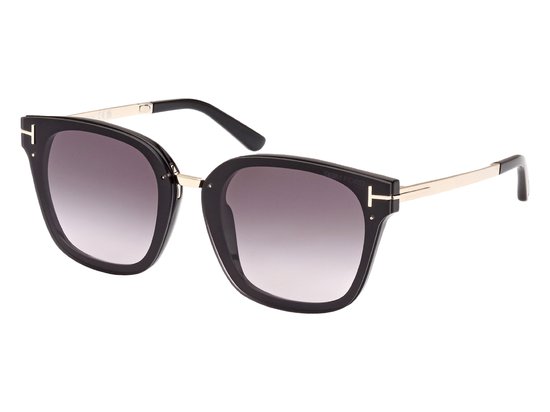 Tom Ford FT1014/S 01B Zonnebril - Dames - Zwart van Merkloos