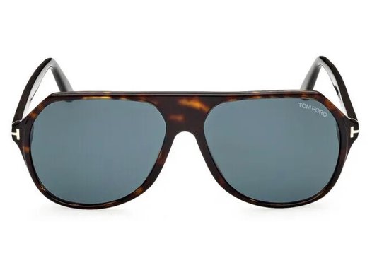 Tom Ford - Zonnebril - Hayes - (FT0934 - 52V) - 59 MM - Havana - Dark Blue van Merkloos