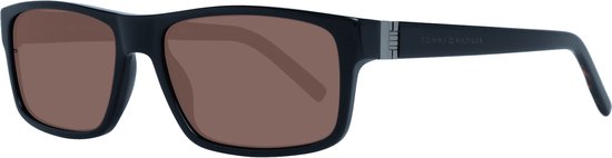 Tommy Hilfiger heren zwart Zonnebril TH 1798/S 807 57 - mannen chique zonnebril van Tommy Hilfiger