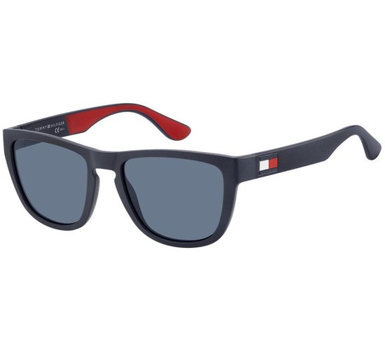 Tommy Hilfiger TH 1557/S Heren Zonnebril Blauw/Rood
