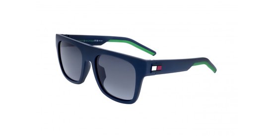 Tommy Hilfiger TH 1976/S Matte blue 52/19/145 MAN Zonnebrillen van Tommy Hilfiger