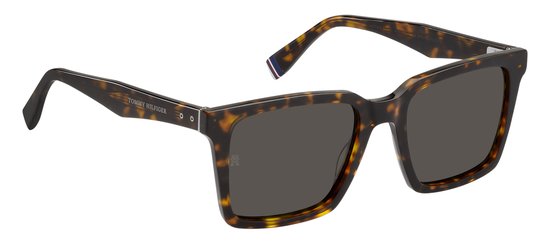 Tommy Hilfiger Th 2067/S Rechthoekig Acetaat Heren Zonnebril van Tommy Hilfiger