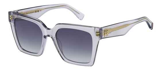 Tommy Hilfiger Th 2100/S Rechthoekig Acetaat Vrouwen Zonnebril van Tommy Hilfiger