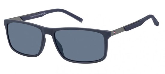 Tommy Hilfiger Th1675/s Ipq/ku Heren Zonnebril - Matblauw
