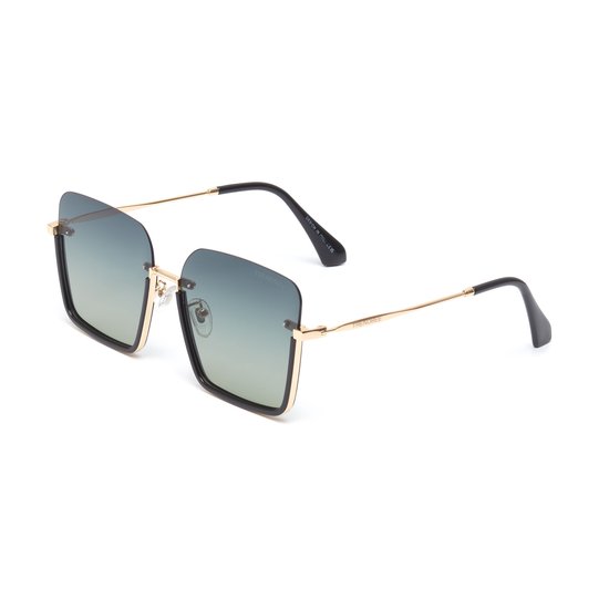 Trendbee™ Elegant Edge Green Zonnebril UV400 Gepolariseerd van T