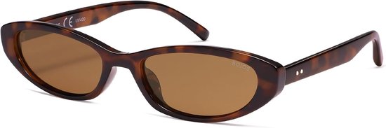 Trendy Y2k Cat Eye Gepolariseerde Zonnebril Womens Mens, 80s 90 Retro Dunne Kleine Ovale Zonnebril SJ2664