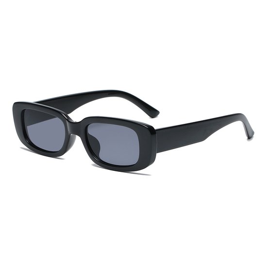 Trendy Zonnebril | Black / Zwart | Rechthoekig | Kunststof | Fashion Favorite van Fashion Favorite