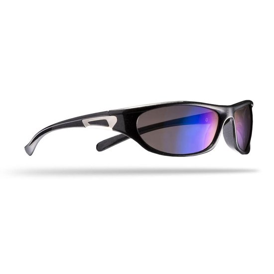 Trespass Zonnebril Scotty Unisex Zwart/blauw van trespass