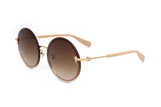 Trussardi STR412F 200 GOLD 59/17/147 Vrouw Zonnebrillen van Merkloos