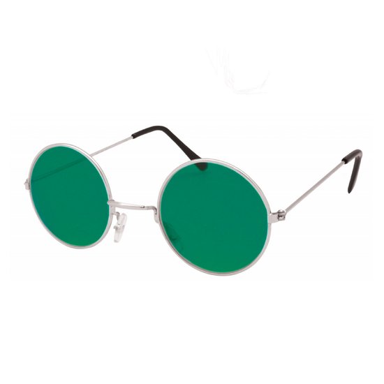 Uilebril groen glas