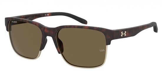 Under Armour UA ASSIST EDGE Havana 57/17/140 UNISEX Zonnebrillen van Merkloos