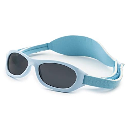 Uniseks baby zonnebril met UV400 bescherming en verstelbare band van Babiators