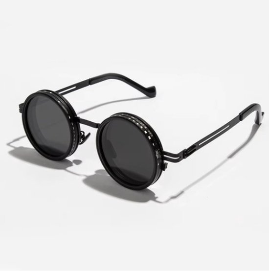 Unisex Gepolariseerde Retro Zonnebril met Traploos Roterend Verduisteringsfilter – UV400 Sportzonnebril en Fietsbril voor Outdoor, Hardlopen en Vakantie