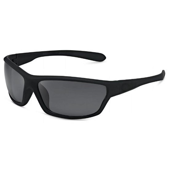 Unisex gepolariseerde sportzonnebril met omhullend montuur, geschikt voor autorijden, vissen, hardlopen, fietsen en andere activiteiten. van Merkloos