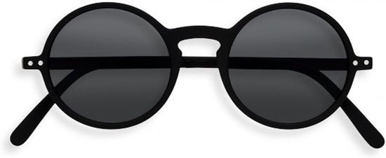 Unisex Shape #G zonnebril, Black Soft Grey Lenses, One Size