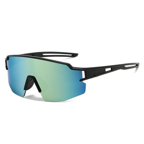 Unisex sportzonnebril — Gepolariseerde glazen — Ideaal voor buitenactiviteiten (bijv. mountainbiken, wielrennen, skiën, enz.) — Met UV400-bescherming — goud