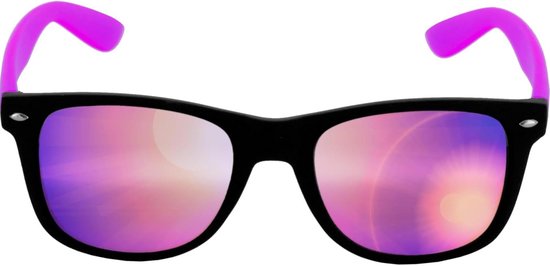 Unisex Zonnebril Met Gekleurde Spiegelglazen - UV-Bescherming van Merkloos