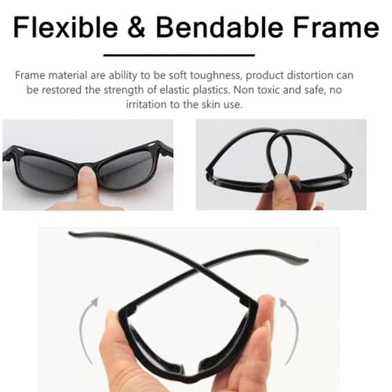 Verstelbare baby zonnebril met UV-bescherming voor 6-36 maanden van Merkloos