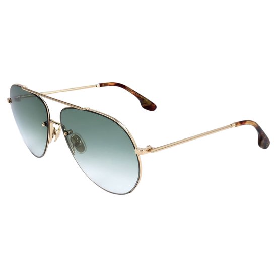 Victoria Beckham VB213S 700 Zonnebril - Dames - Goudkleurig van Merkloos