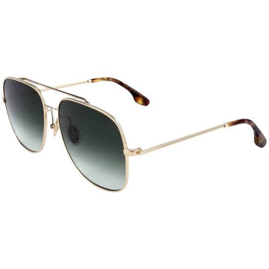 Victoria Beckham VB215S 700 Zonnebril - Dames - Goudkleurig van Merkloos