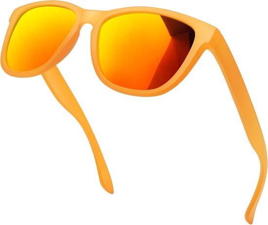 Vierkant Zonnebril Heren Dames UV400 | PC,Gepolariseerd,UVA,UVB,TAC,Licht,Rijden,Retro,Mode,Klassiek,Vintage,Trend,Geïntegreerd Neuspad,Casual,Dagelijks