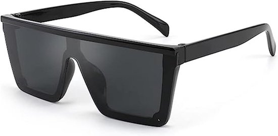 Vierkante oversized zonnebril voor kinderen van Merkloos