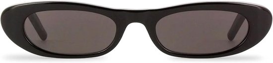 Vintage jaren 90 stijl Narrow Cat Eye Zonnebril voor Vrouwen Mode Kleine Ovale Zonnebril Zwarte Schaduwen