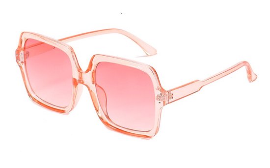 Vintage Square Zonnebril | Roze / Pink | Fashion Favorite van Fashion Favorite