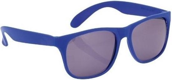 Voordelige blauwe party zonnebrillen - Verkleedbrillen - Voor volwassenen van Feestoutlet
