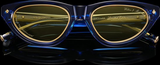 Walton & Mortimer® NO. 21 “The Widowmaker” Midnight Blue Limited Edition Sunglasses van Walton & Mortimer