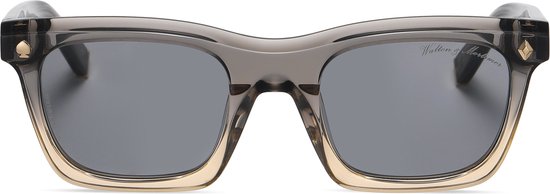 Walton & Mortimer® NO. 54: " Inferno" Transparant Gray Sunglasses van Walton & Mortimer