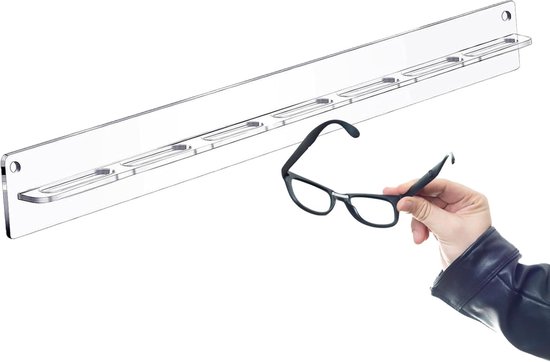 Wandmontage Zonnebrilhouder van Acryl | Praktische Zonnebril Organizer voor Thuis en Winkels van Merkloos