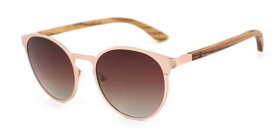 Wave Hawaii zonnebril Curacao, Ebony- Steel van WAVE HAWAII