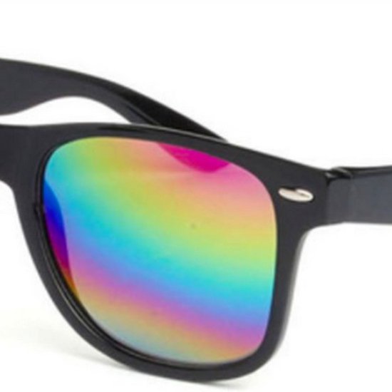 Wayfarer Zonnebril - Zwart regenboogglazen van Ray-Ban
