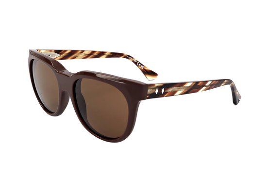 Web WE0335 SHINY DARK BROWN 52/18/145 Vrouw Zonnebrillen van Web