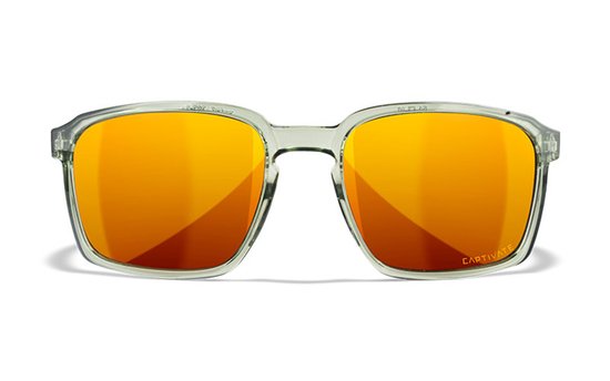 Wiley X ALFA zonnebril met CAPTIVATE™ GEPOLARISEERDE BRONZEN SPIEGEL glazen