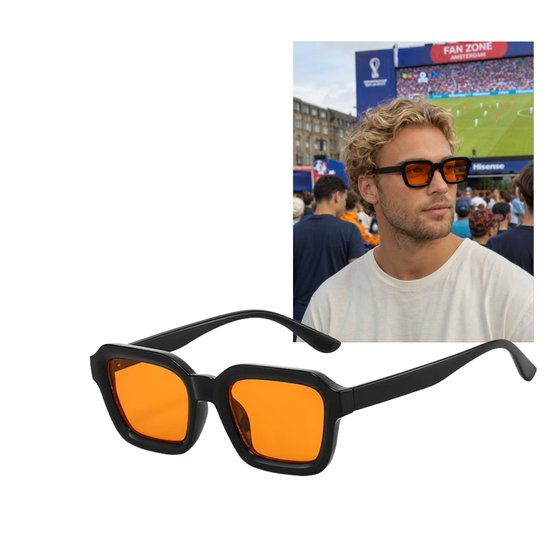 Wimpel Collection | Bloc Zonnebril Oranje Glazen | Unisex | WK 2026 & Koningsdag